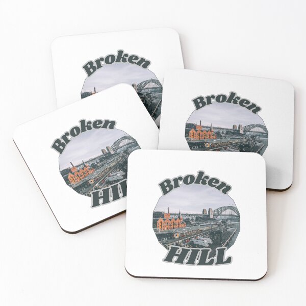Item preview, Broken Hill Australia Red Hills Mining Heritage Travel Stickers designed and sold by Artistshert.