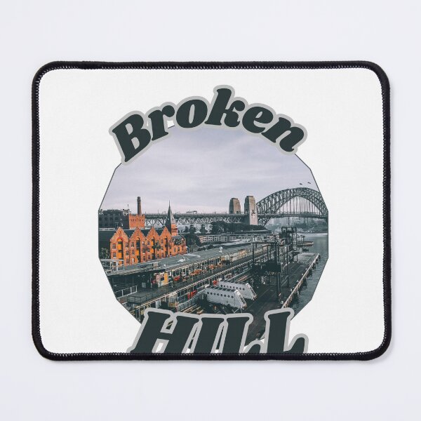 Item preview, Broken Hill Australia Red Hills Mining Heritage Travel Stickers designed and sold by Artistshert.