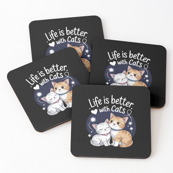Item preview, Valentine's Cat Lover Life Is Better With Cats mother's day designed and sold by joyouartArt.