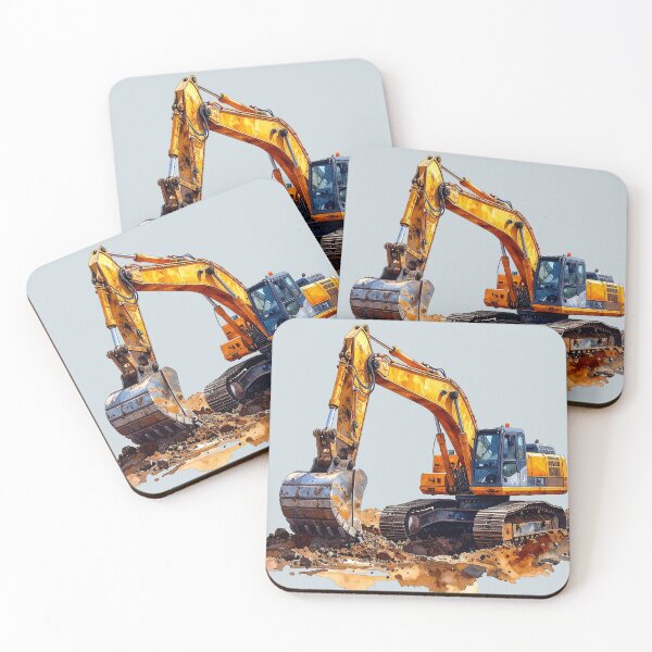 Item preview, Excavator at work designed and sold by LiskoDesign.