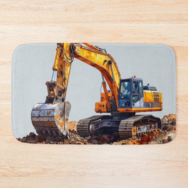 Item preview, Excavator at work designed and sold by LiskoDesign.