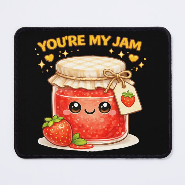 Item preview, You’re My Jam Cute Strawberry Jam designed and sold by Papier Atelier Art.