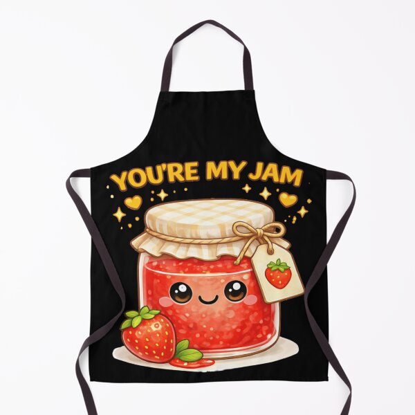 Item preview, You’re My Jam Cute Strawberry Jam designed and sold by Papier Atelier Art.