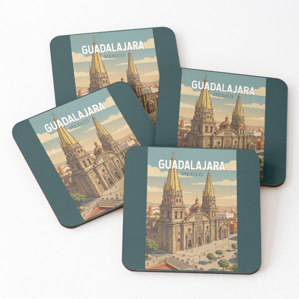 Item preview, Guadalajara Mexico Illustration Travel Art Vintage designed and sold by KrisSidDesigns.