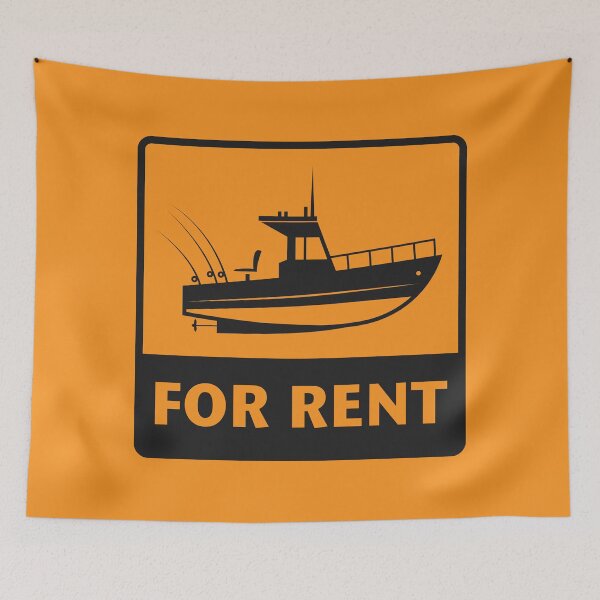 Item preview, Fishing boat for rent designed and sold by studio838.