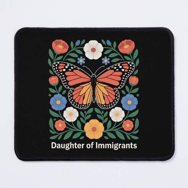 Item preview, Floral Immigrant Social Justice designed and sold by sterabamineh.
