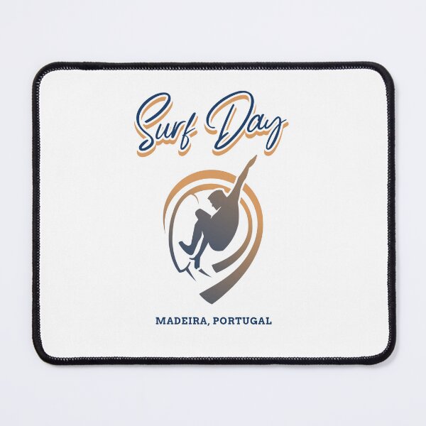Item preview, Surf Day Madeira Portugal Travel Graphic designed and sold by Bold & Brewed.
