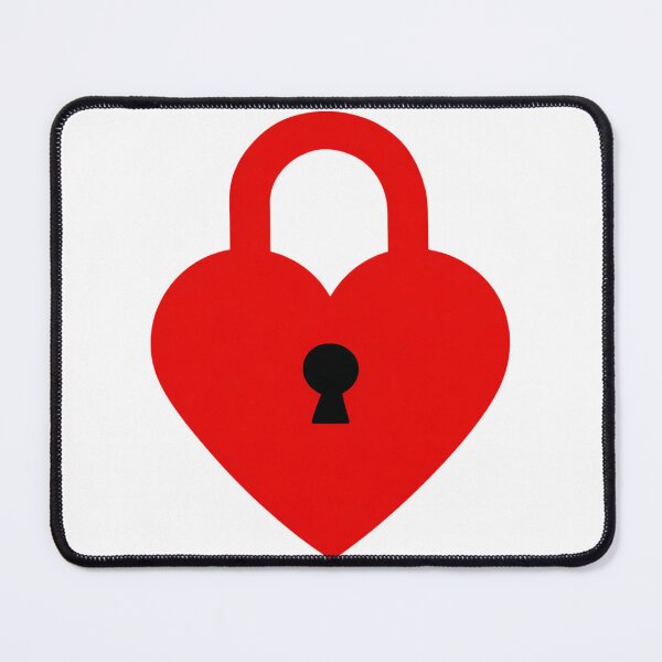 Item preview, Locked Heart Symbol Minimalist Valentine's Day Graphic designed and sold by BigStar-Cart.