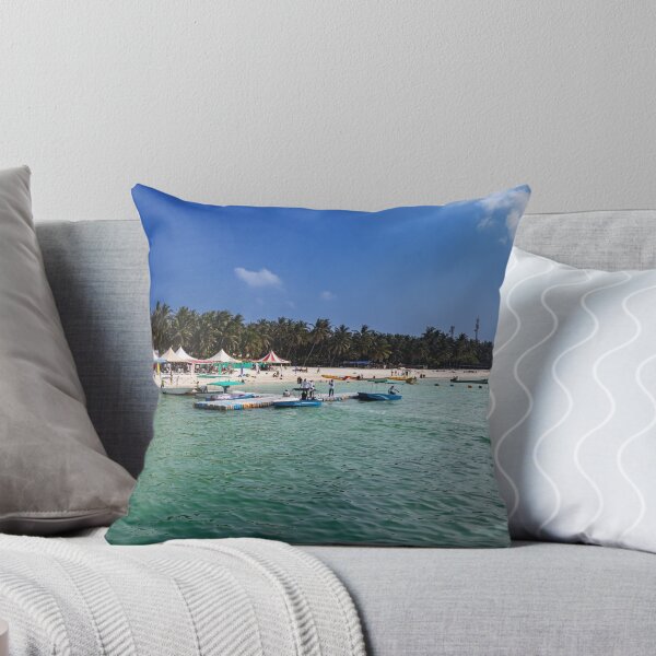 Item preview, Día familiar en la playa en la isla Agatti: Fotografía de deportes acuáticos en Lakshadweep, un lugar tropical designed and sold by freezed-frames.