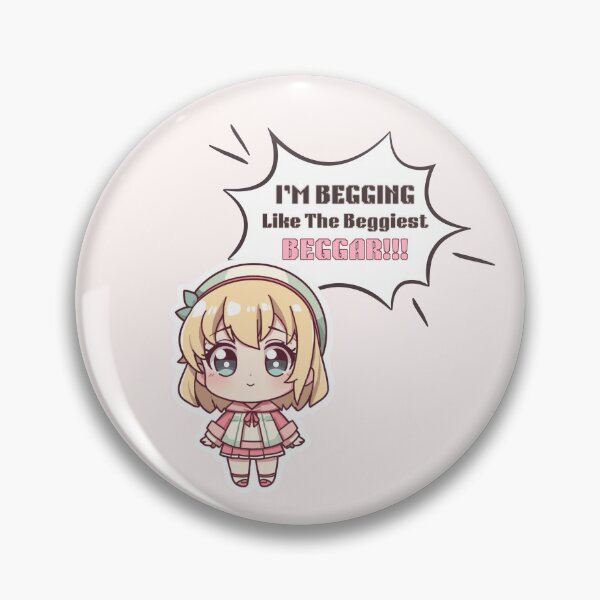Item preview, Beggiest Beggar Chibi NPC Dialogue Art designed and sold by ChibiKiramimi.