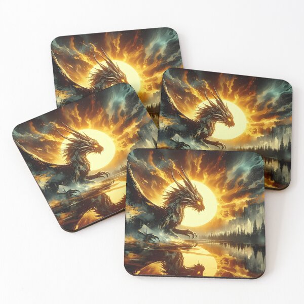 Item preview, Dragon and Sun, Ai Generated Art  designed and sold by ACC .