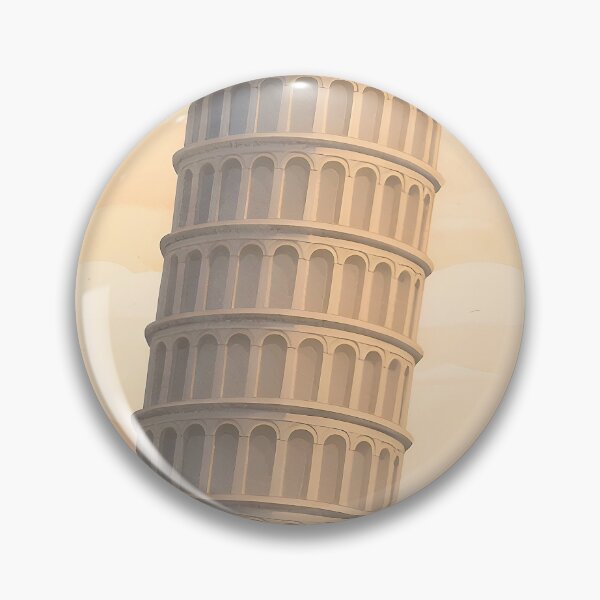 Item preview, Leaning Tower of Pisa – Minimalist Italy Travel Art designed and sold by Minimal Calm.
