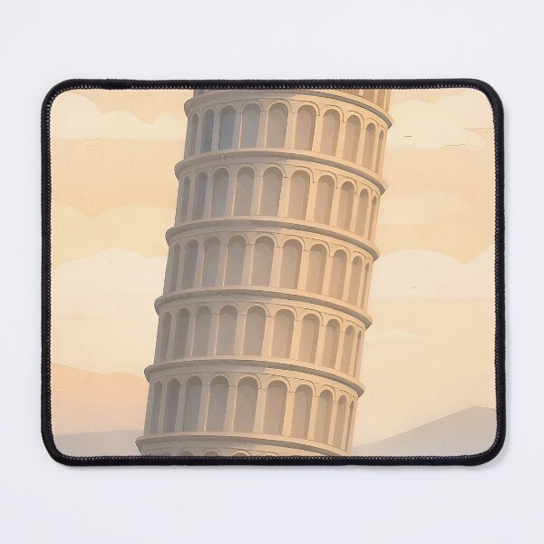 Item preview, Leaning Tower of Pisa – Minimalist Italy Travel Art designed and sold by Minimal Calm.