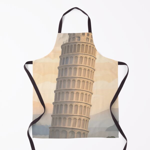 Item preview, Leaning Tower of Pisa – Minimalist Italy Travel Art designed and sold by Minimal Calm.