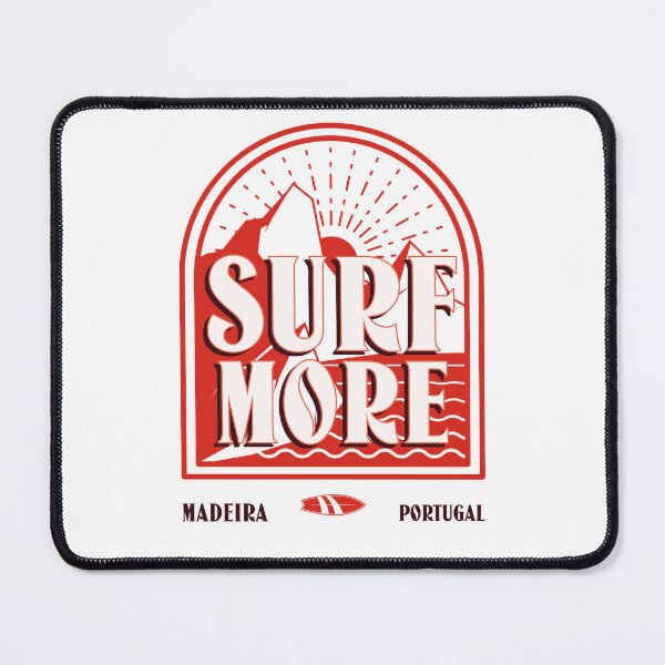 Item preview, Surf More Madeira Portugal Travel Graphic designed and sold by Bold & Brewed.