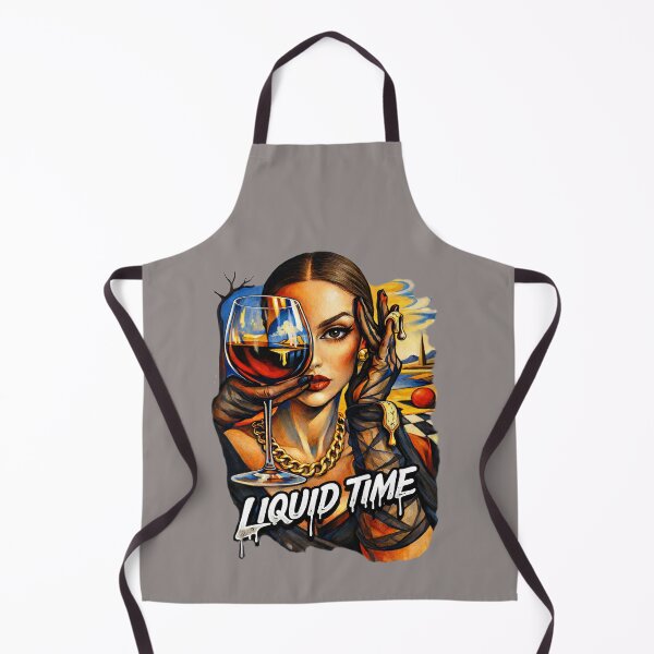 Item preview, Liquid time . Woman and glass of  wine art  designed and sold by Natart1004.