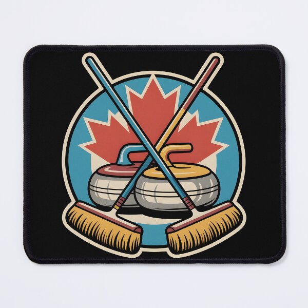 Item preview, Retro Canada Curling Badge designed and sold by 404wearpl.