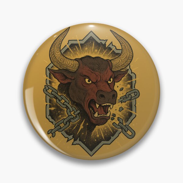 Item preview, Bull Fury Breaking Iron Chains designed and sold by EdvvinStudios.
