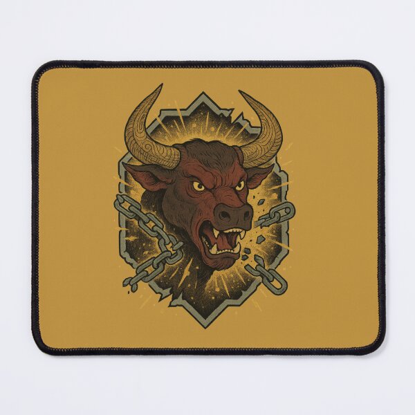 Item preview, Bull Fury Breaking Iron Chains designed and sold by EdvvinStudios.