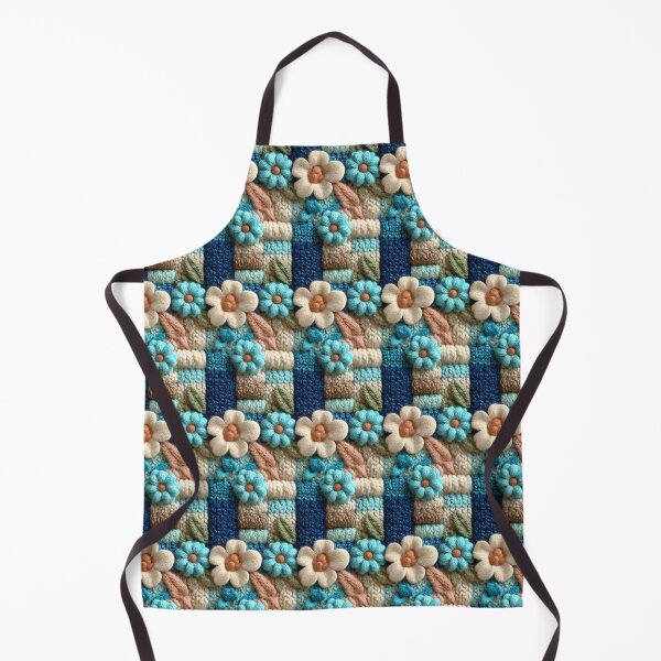 Item preview, Cozy Mint Garden: 3D Knitted Chamomile Bliss designed and sold by Ewa Miller.
