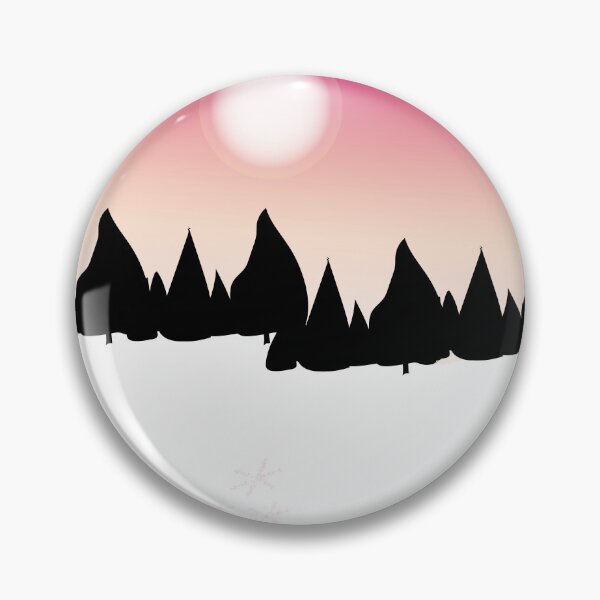 Item preview, Snowy fir tree landscape designed and sold by AdelineBoutique.