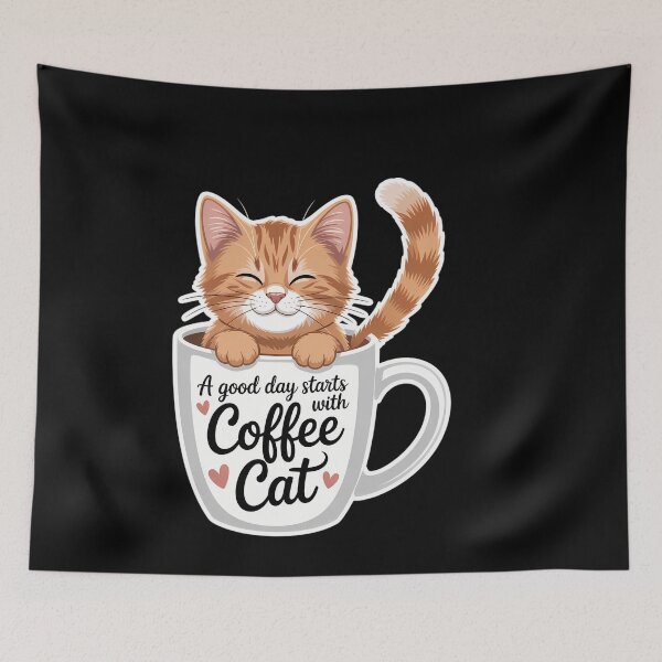 Item preview, Funny Cat Coffee Cat Mom designed and sold by tiemacopaxer.