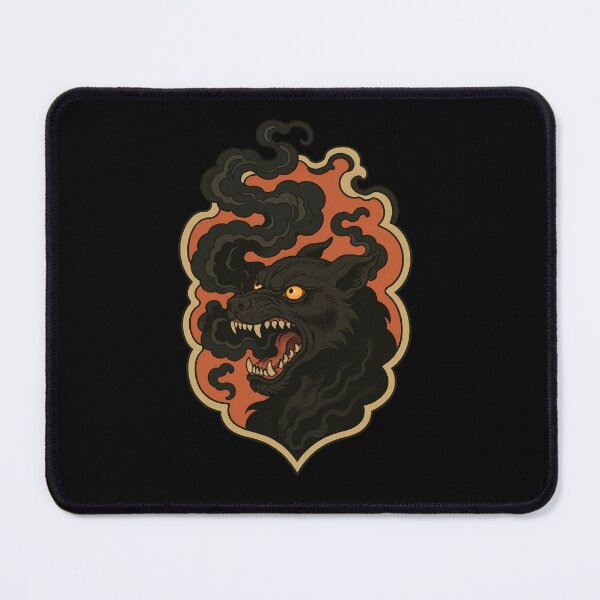 Item preview, Smoke Wolf of Burning Will designed and sold by EdvvinStudios.