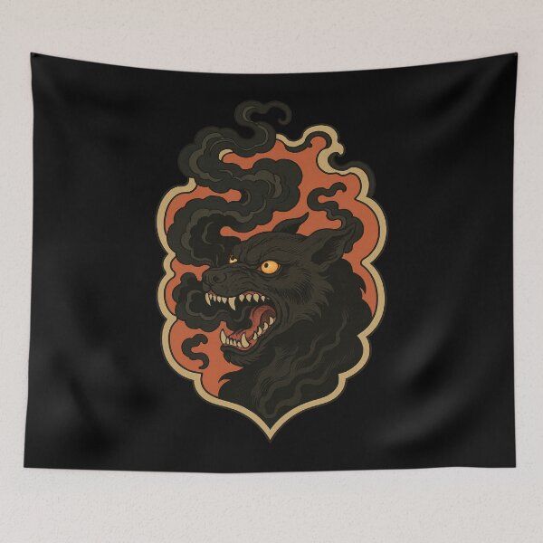 Item preview, Smoke Wolf of Burning Will designed and sold by EdvvinStudios.