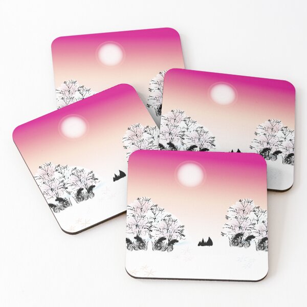 Item preview, Snowy landscape trees designed and sold by AdelineBoutique.