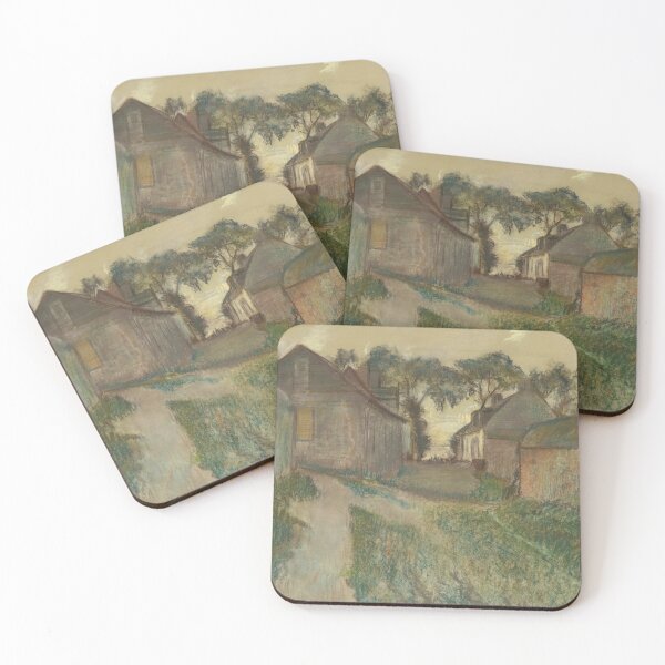 Item preview, La Rue Quesnoy Saint Valery Sur Somme by Edgar Degas: Rustic Impressionist Street Scene designed and sold by artofuniverse.