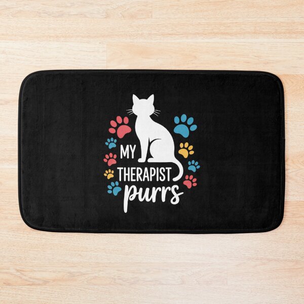 Item preview, Funny Cat Mom Cat Dad Cat Lovers Therapy designed and sold by tiemacopaxer.