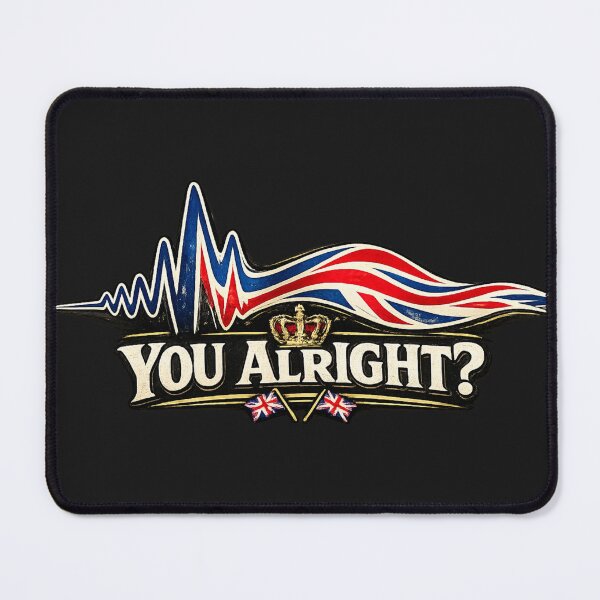 Item preview, You Alright? Union Jack Heartbeat | British Slang Pride Tee designed and sold by NAJURE.