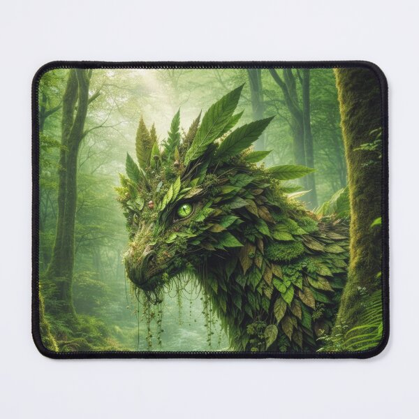 Item preview, Ancient Forest Dragon – Nature Spirit Guardian Fantasy Art designed and sold by DrakariArt.