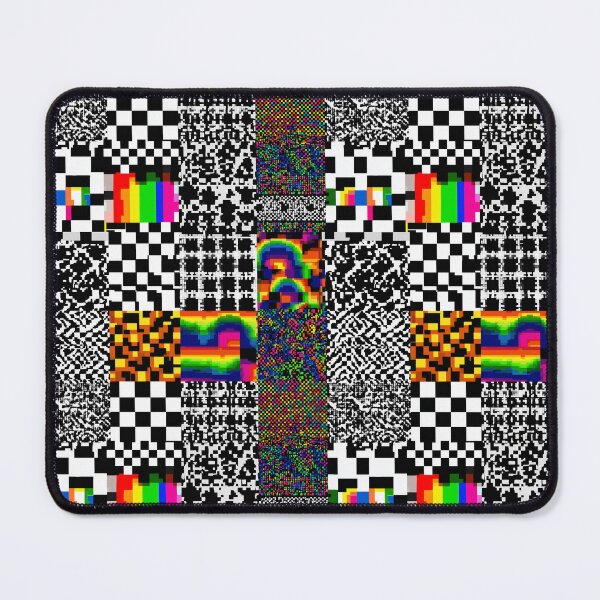 Item preview, Retro Digital Glitch Static Patchwork Pattern designed and sold by Prismatect.