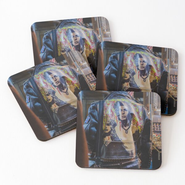 Item preview, Punk Icon Imagery on a Leather Jacket in Ameya-Yokocho, Tokyo designed and sold by Pix4Japan.