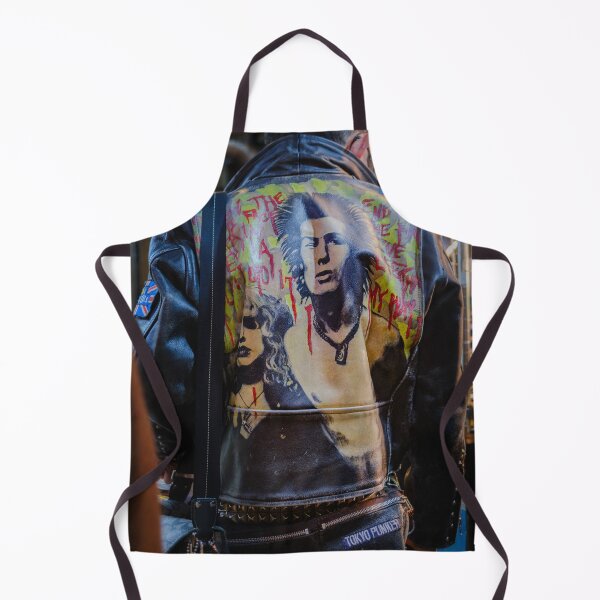 Item preview, Punk Icon Imagery on a Leather Jacket in Ameya-Yokocho, Tokyo designed and sold by Pix4Japan.