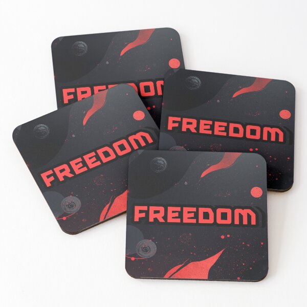 Item preview, Freedom - Bold Typography Design designed and sold by ClashShop.