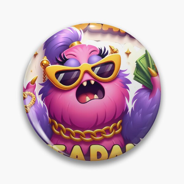 Item preview, Sassy & Glamorous Rich Monster Girl Sticker designed and sold by PopOutDreams.