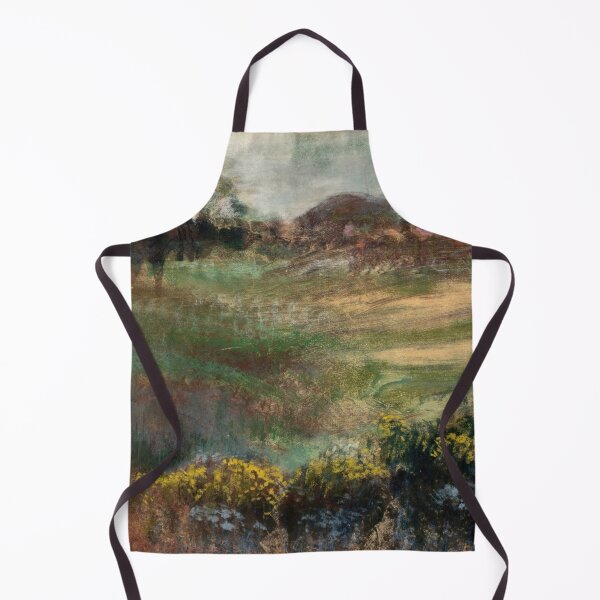 Item preview, Landscape With Smokestacks by Edgar Degas: Dreamlike Impressionist Landscape Poster designed and sold by artofuniverse.