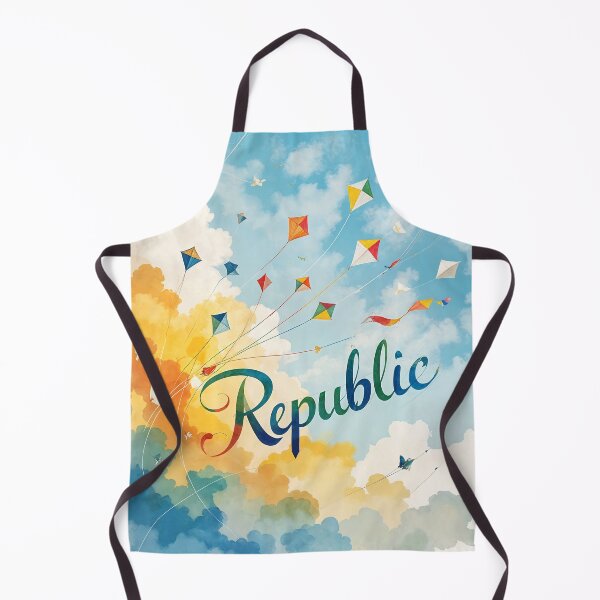 Item preview, Kai Po Che! - Kite themed tricolor abstraction designed and sold by ShaDeS-AI-Art.