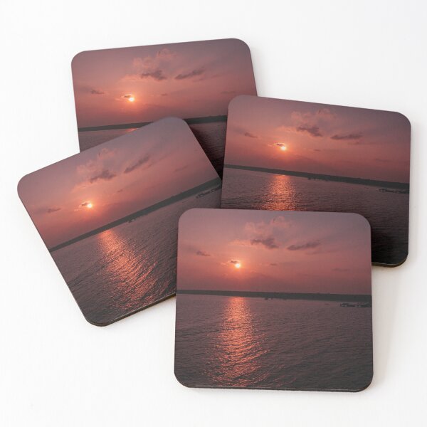 Item preview, Red Sunset Over Agatti Island – Lakshadweep Ocean Horizon Photography Wall Art designed and sold by freezed-frames.