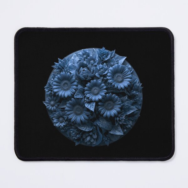 Item preview, 3D Blue Floral Sculpture Botanical Art designed and sold by thurma85.