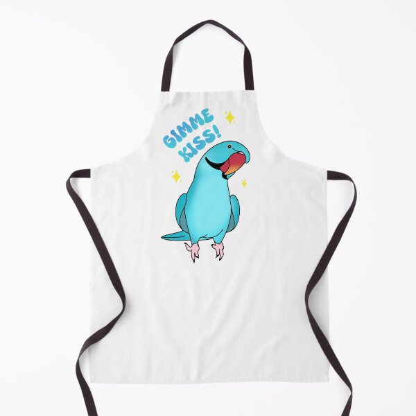 Item preview, gimme kiss - blue indian ringneck designed and sold by FandomizedRose.