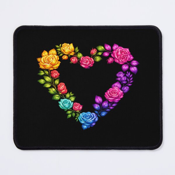 Item preview, Bright Vibrant Flower Heart Vector Illustration designed and sold by Reminixi.