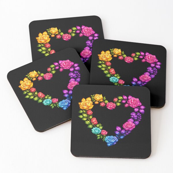 Item preview, Bright Vibrant Flower Heart Vector Illustration designed and sold by Reminixi.