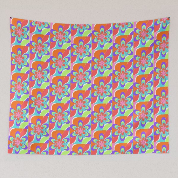 Item preview, Groovy Colorful Flower designed and sold by boldblooms.