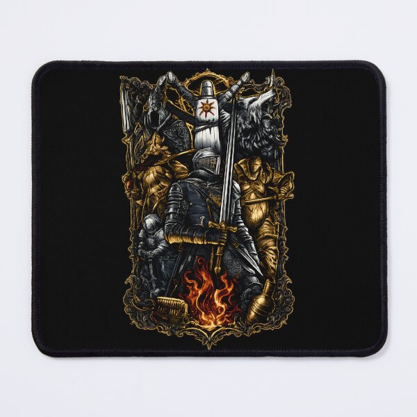 Item preview, Epic Medieval Knight of Valor – Dark Fantasy Crusader Art designed and sold by Otaku Style.