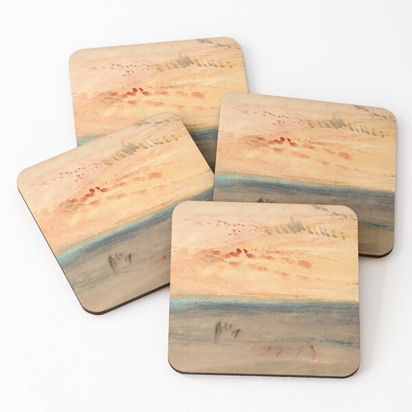 Item preview, Light Effect at Sunset by Edgar Degas: Impressionist Coastal Fine Art Print designed and sold by artofuniverse.