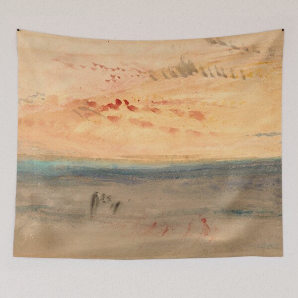 Item preview, Light Effect at Sunset by Edgar Degas: Impressionist Coastal Fine Art Print designed and sold by artofuniverse.