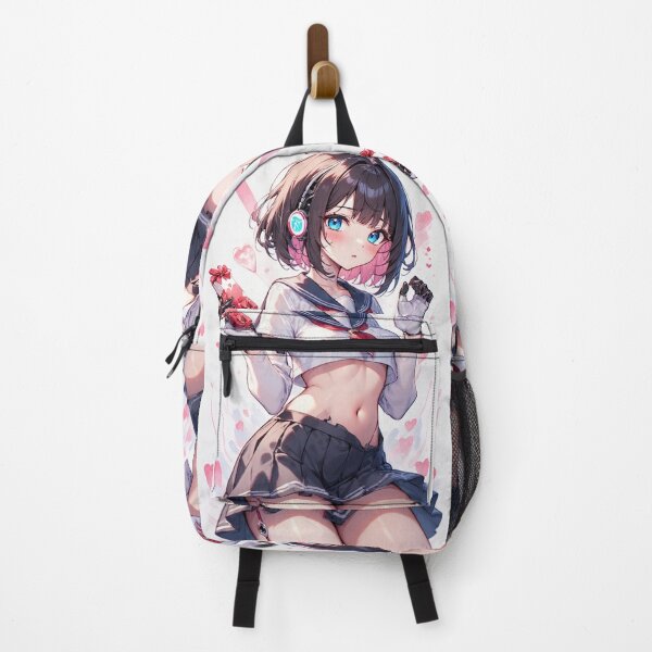 Item preview, Anime android girl with Valentine's Day gift designed and sold by ArtsJulian.